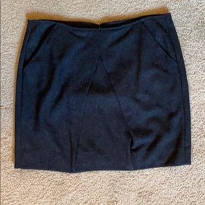 CAbi Charcoal colored mini skirt with pockets!